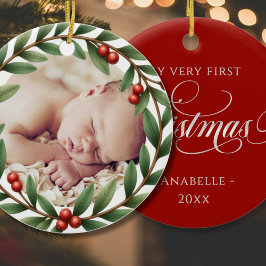 Julkrans Foto Ornament