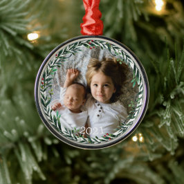 Julkrans Foto Ornament