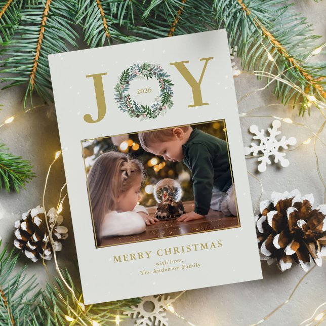 Julkrans - fotopat julkort (Skapare uppladdad)