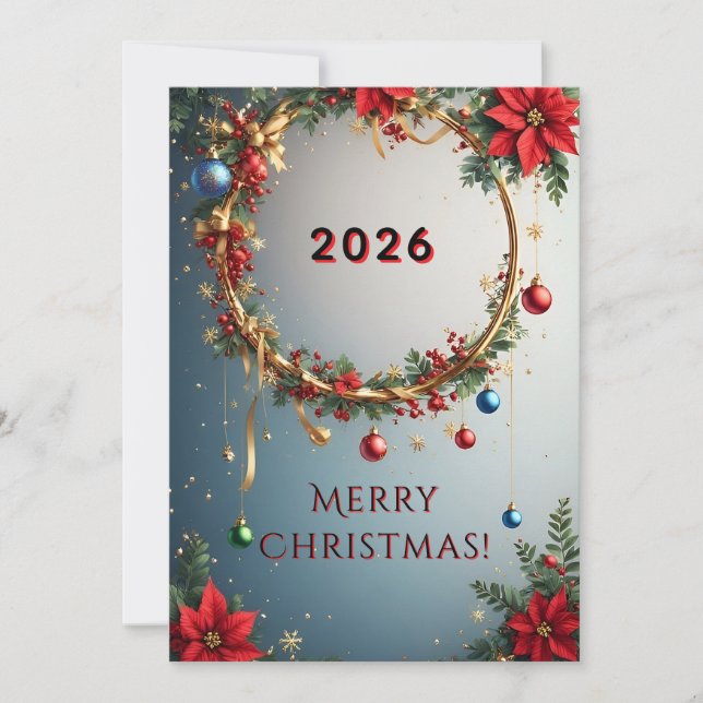 Julkrans i festlig stil (Framsida)