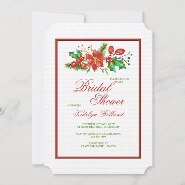 Julkrans-inbjudan Inbjudningar (Framsida)