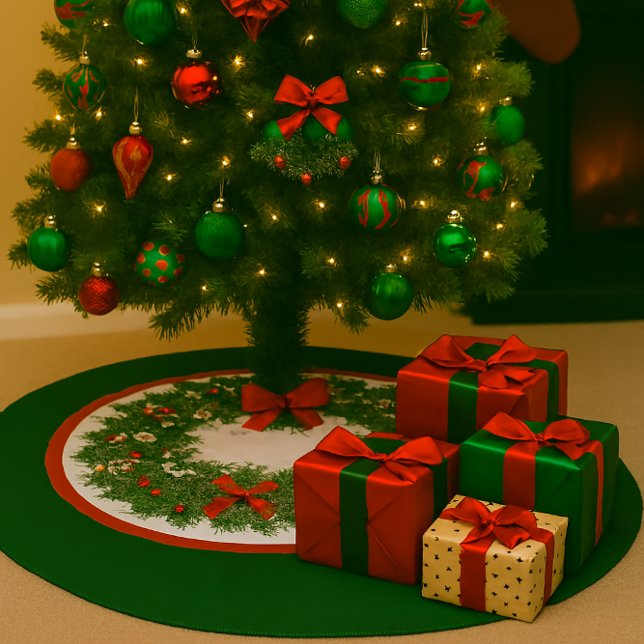 Julkrans Julgransmatta Borstad Polyester (Skapare uppladdad)