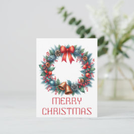 Julkrans julkort
