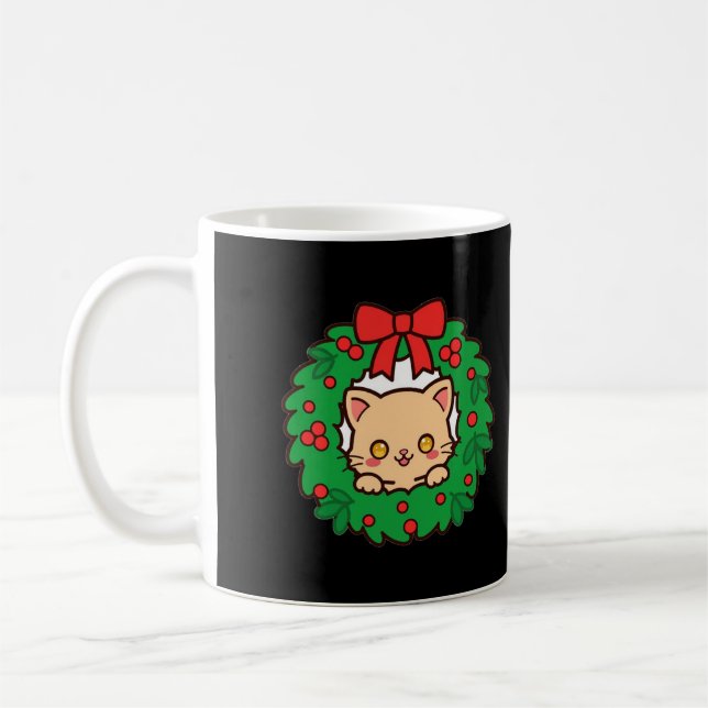 Julkrans Kitteln jul Kaffemugg (Vänster)