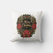 Julkrans kudde Elegant gåva till henne