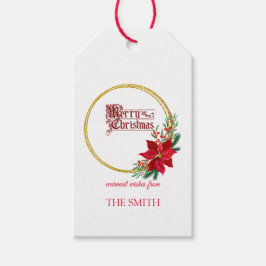 Julkrans och julklappar presentetikett