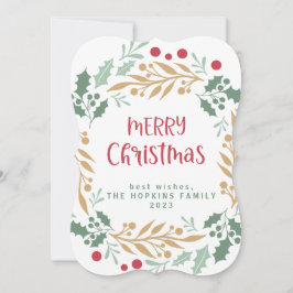 Julkrans och skript | GOD JUL