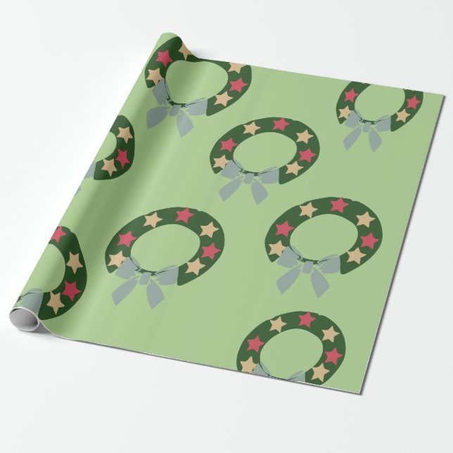 Julkrans presentpapper (Utrullad)