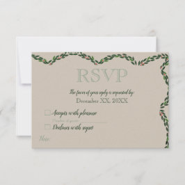 Julkrans RSVP OSA Kort