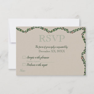 Julkrans RSVP OSA Kort
