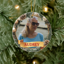 Julkrans VALFRI Foto Träd Prydnad Julgransprydnad Keramik