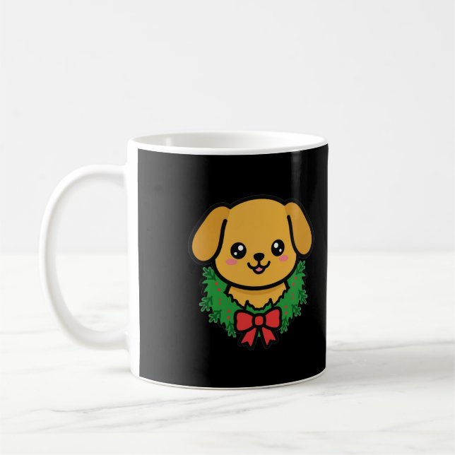 Julkrans Valp Julmugg Kaffemugg (Vänster)