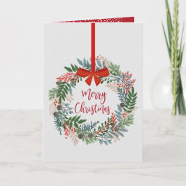 Julkrans, vikt helgkort