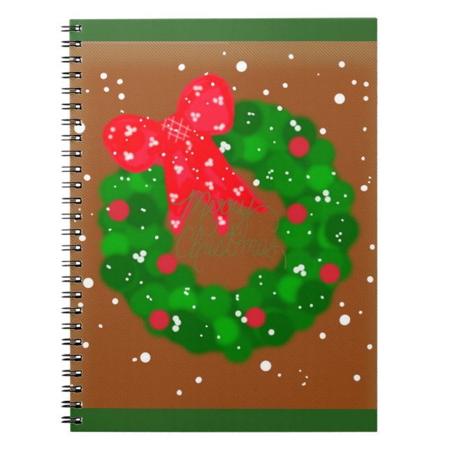 Julkransanteckningsbok Anteckningsbok (Framsidan)
