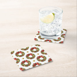 Julkransar Underlägg Papper Kvadrat