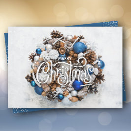 Julkransens andedräkt julkort