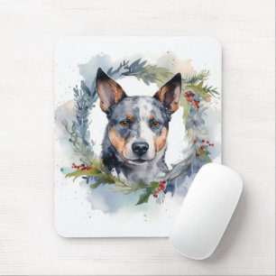 Julkransfestlig valp av Blue Heeler-ras Musmatta