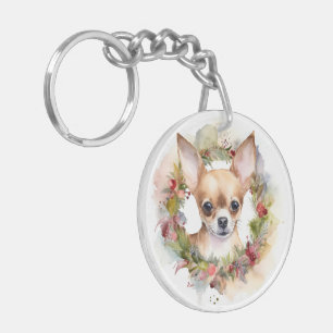Julkransfirande Chihuahua Festiv Valp