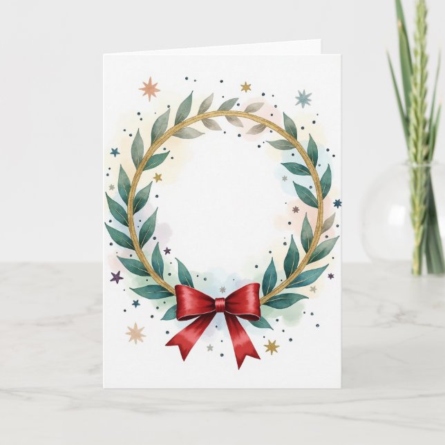 Julkranskort Kort (Framsida)