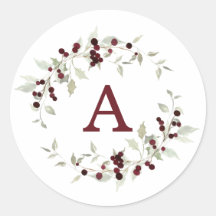 Julkransmonogram bokstav