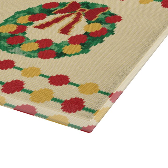Julkransstickad (Hörn)