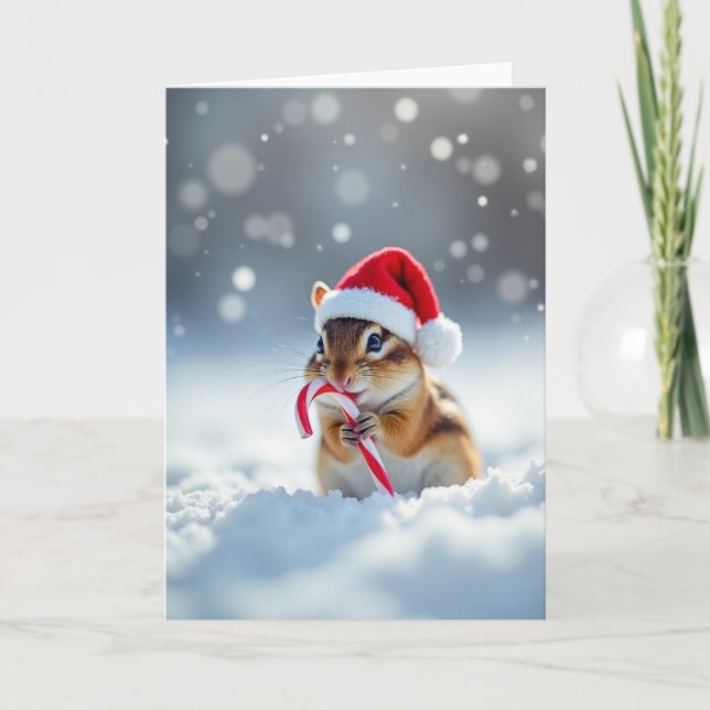 Julkreatur Snökort Kort (Framsida)