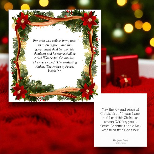 Julkristen Personlig Helgdag Card (Skapare uppladdad)