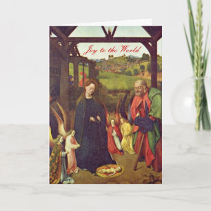 Julkrubba av Petrus Christus Helgkort