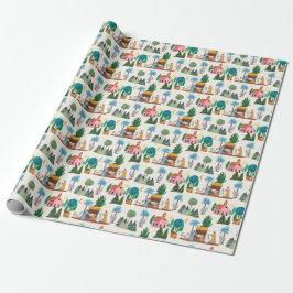 Julkrubba Ecru Handritad Jul Presentpapper