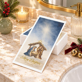 Julkrubba God Jul Pappersservett