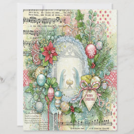 Julkrubba hantverkspapper