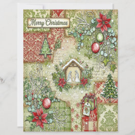 Julkrubba hantverkspapper