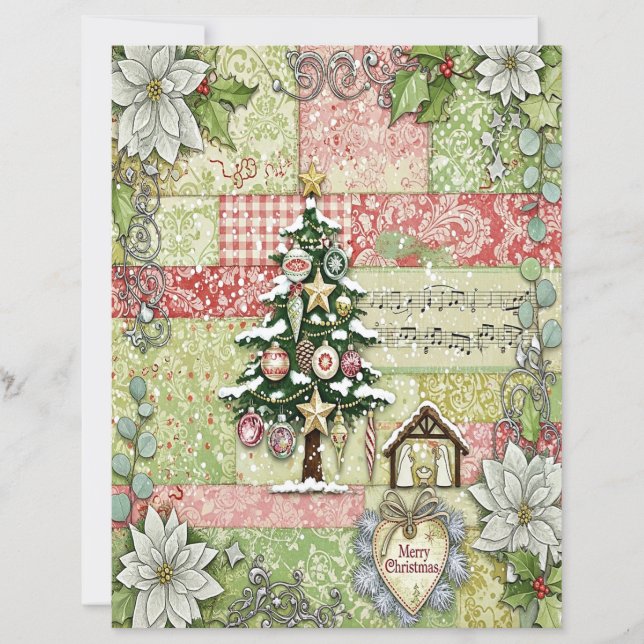 Julkrubba hantverkspapper (Framsida)