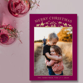 Julkrubba Jesusbarnet Kristus Julkort