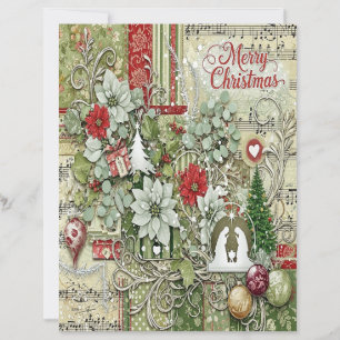 Julkrubba julhantverk papper
