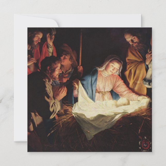 Julkrubba Kort (Framsida)