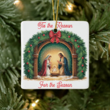 Julkrubba Ornament