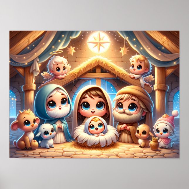 Julkrubba Poster (Framsidan)