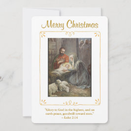 Julkrubba Religiös jul  Julkort