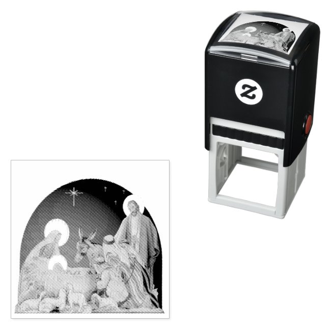 Julkrubba Självfärgande Stämpel (In Situ)