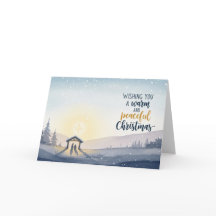 Julkrubba Varm och Fredlig Julkonst