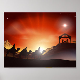Julkrubbaaffisch Poster