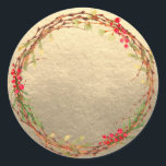 Julkrutans Sylt kan hememade Guld Mason Burk Runt Klistermärke<br><div class="desc">Rustiska och moderna jultomten sylt, som konserverar mynningen burk med en underbar helgdag av julen, med grönt och bär på en champagne guld bakgrund. Lägg bara till ditt namn och produkten namn på etiketten. Enbart designad för dig av Lycklig Dolphin Studio. Kontakta oss på happydolphinstudio@outlook.com om du behöver hjälp eller...</div>