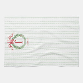 Julkrutdurogram med Namn Kökshandduk