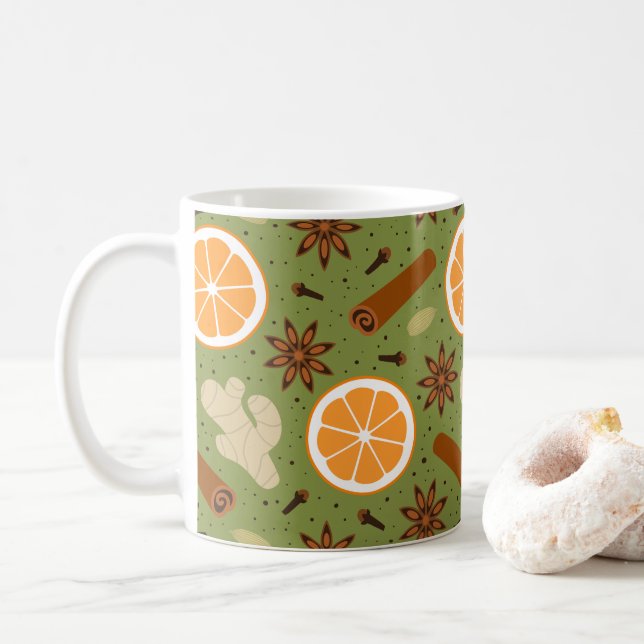 Julkryddor Kaffemugg (Med munk)