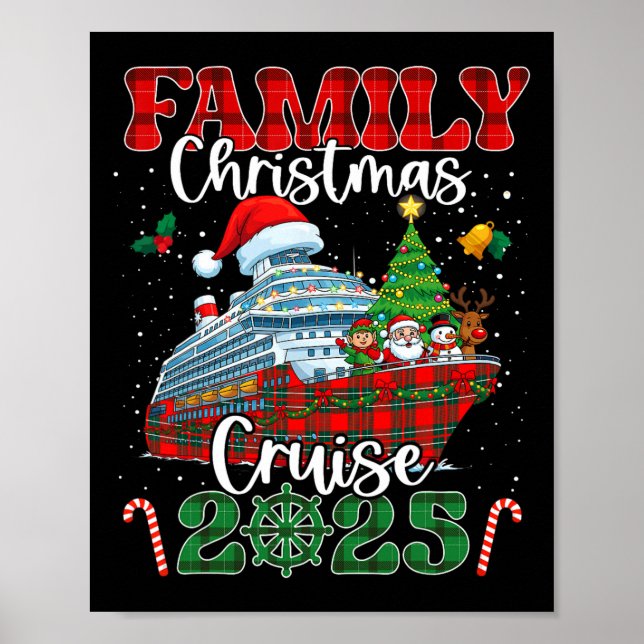 Julkryssning 2025 Matching Group Cruise Poster (Framsidan)