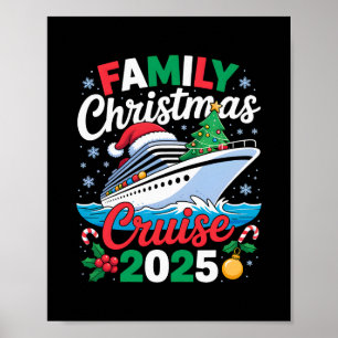 Julkryssning för familjen 2025 Matchande Holiday C Poster