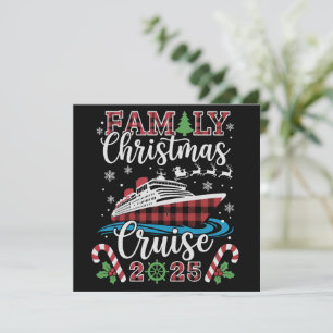 Julkryssning för familjen 2025 Matchning Jul Xmas Julkort