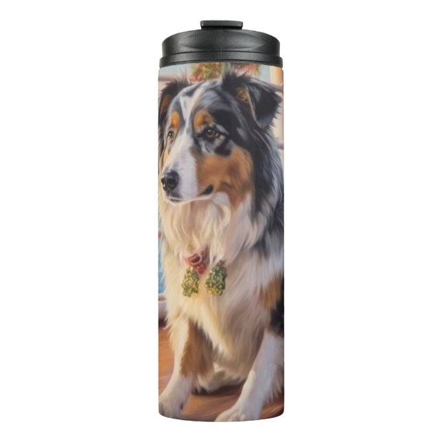 Julkryssning i australian shepherd: Pawsome (Framsida)
