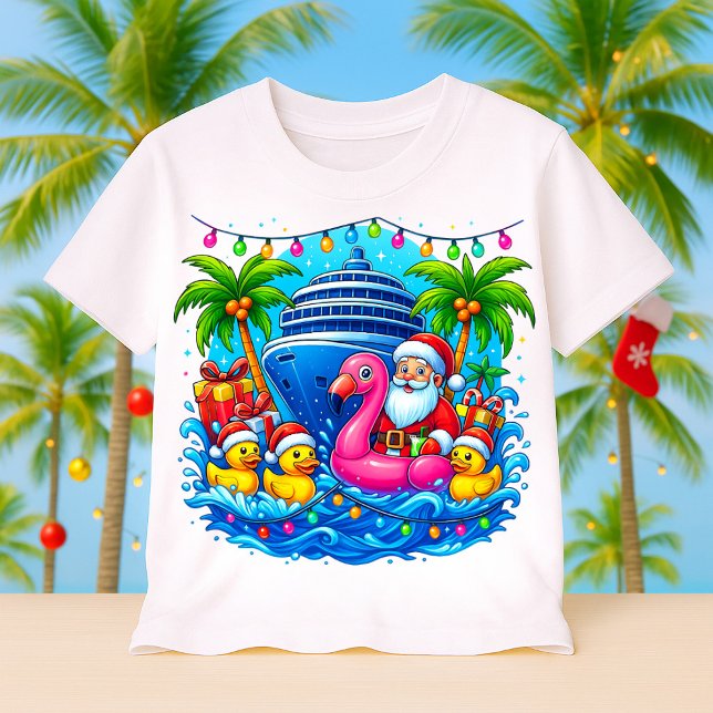 Julkryssning Tomte, Kryssande Ankor, Fartyg T Shirt (Skapare uppladdad)